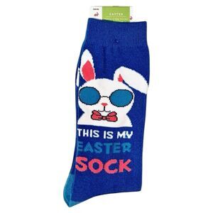 Men’s Easter Bunny Crew Socks Size 9-13